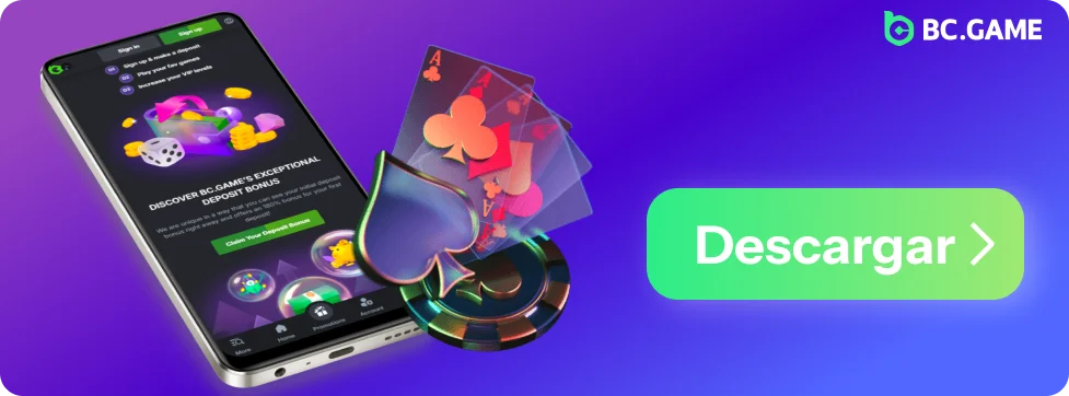 Descarga la aplicación de BC Game